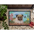 thumbnail image 3 of Caroline's Treasures CK1280MAT Pug Faon Tapis de Printemps pour Intérieur Ou Extérieur - 18 x 27 Po, 3 of 4