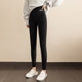 thumbnail image 2 of Gibobby Ropa Interior Tallas Grandes 4x invierno para mujer, de cintura alta, gruesos y cálidos, con Control del Abdomen (Negro, XL), 2 of 4