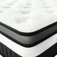 thumbnail image 4 of 14 inch King Size Hybrid Mattress, Cooling Memory Foam Mattress in a Box with Individually Pocket Springs CertiPUR-US Certified Medium Firm Breathable Pressure Relief White with Khaki Rim, 4 of 6