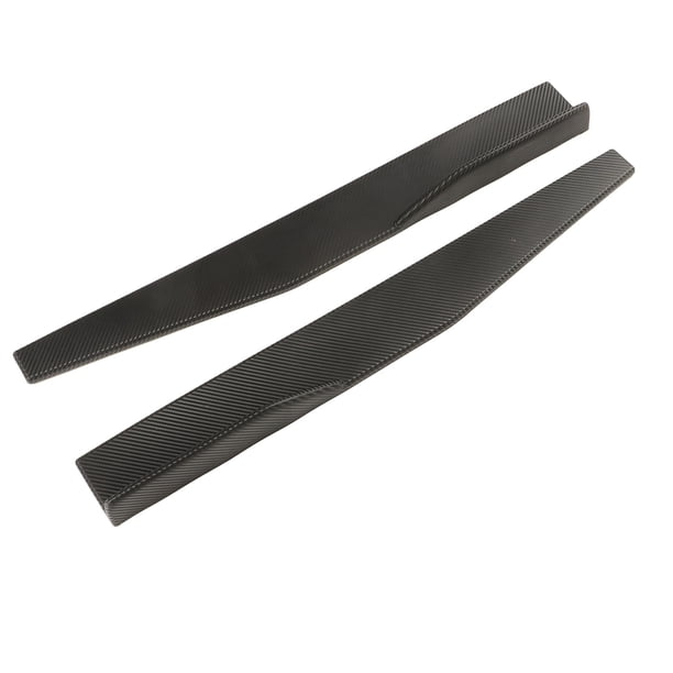 Difusor De Aletas De Faldón Lateral, Servicio Duradero, Faldón De Tapa Lateral De Coche, Aletas Flexibles, 2 Piezas Para Automóvil