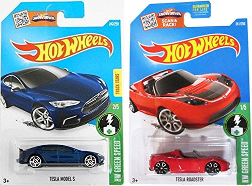 tesla roadster space hot wheels