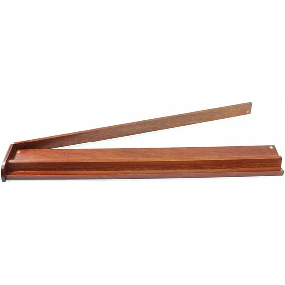 Set of 4 18" Natural Color Wooden American Mahjong Racks with Attachable Pushers