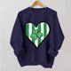 thumbnail image 5 of Suéteres de Manga Larga de Mujer con Cuello Redondo Impreso Suelto Casual para la Fiesta Del Día de San Patricio Y el Uso Diario, 5 of 6