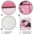 thumbnail image 3 of Designart "Pink Stylish Bag Glamour II" Fashion Metal Wall Art, 3 of 5