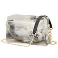 thumbnail image 2 of Women's Leather Shoulder Bag Crossbody Purse with Zipper Pockets Waterproof PU Handbag Cat with Colorful Butterfly, 2 of 6