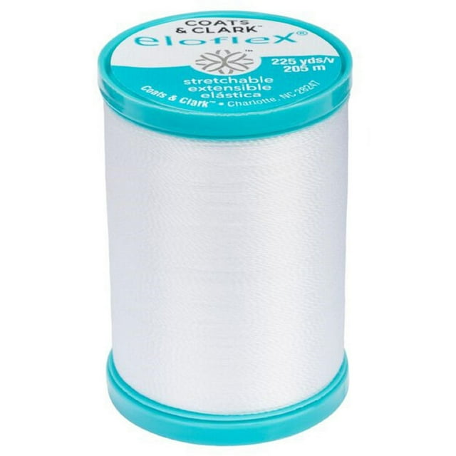 Coats & Clark Eloflex Stretch Thread, Nugrey, 225 Yards, PBT