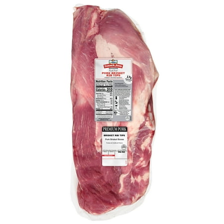 Farmer John, Brisket Bones/Tips, Pork, 2-3.5lb (Fresh), 17 Grams of Protein per 4 oz Serving