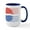 White/Navy Inside, variant on CafePress - Pepsi 90S Lines - 15 oz Ceramic Large White Novelty Mug