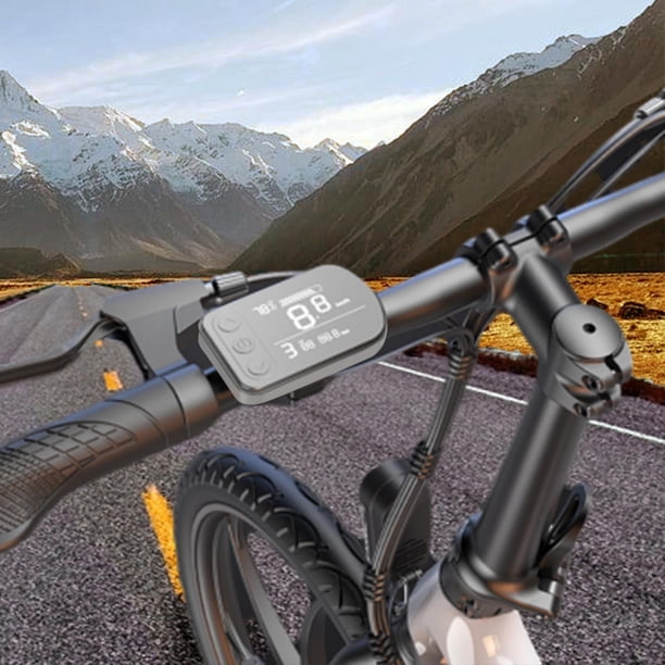 Écran LED 790 Pour Vélo Électrique 24-48V – 810 Contrôle, Compteur Sans Fil, Compatible Guidon 22.2mm, Matériau ABS Étanche