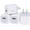 White, variant on USB Charger Block, 5V 1A Power Adapter USB Wall Plug Charging Box Cube for Samsung Galaxy S25/S24/S23/S22/S21/S20/S10, USBs Plugs for Wall Outlet for Phone 16e16/15/14/13/12/11/SE/XR, Google Pixel 9