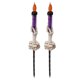 thumbnail image 5 of Paquete de 2 Portavelas de Calavera de Halloween Estacas de Luz de Vela de Halloween Lámpara de Vela sin Llama de Mano Fantasma de Esqueleto para Fiestas de Vacaciones ANGGREK Otros, 5 of 8