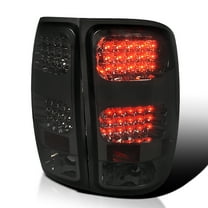 Spec-D Tuning Smoke Lens LED Tail Lights Compatible with 2007-2013 GMC Sierra 1500, 2007-2014 GMC Sierra 2500HD/3500HD, Left   Right Pair Assembly