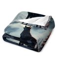 thumbnail image 3 of Wolves in The Moonlight Blanket for Bed Throw Blanket for Women, Men And Kids Super Soft Plush Blanket Throw, Print Blanket, Blanket for Kids, 3 of 8