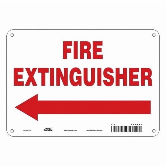 Condor Safety Sign,10" W,7" H,0.032" Thickness 469W40