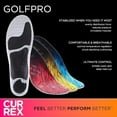 thumbnail image 4 of CURREX GolfPro Shock Absorbing Arch Support Posture Improving Insoles for Shoes, 4 of 8