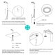 thumbnail image 5 of Aquaterior Single Handle Bathroom Vessel Sink Faucet Rv Lavatory Vanity Sink Mixer Tap Matte Black (CUPC NSF CEC), 5 of 11