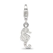 Reflections 925 Sterling Silver Seahorse Charm 24 x 6 mm.