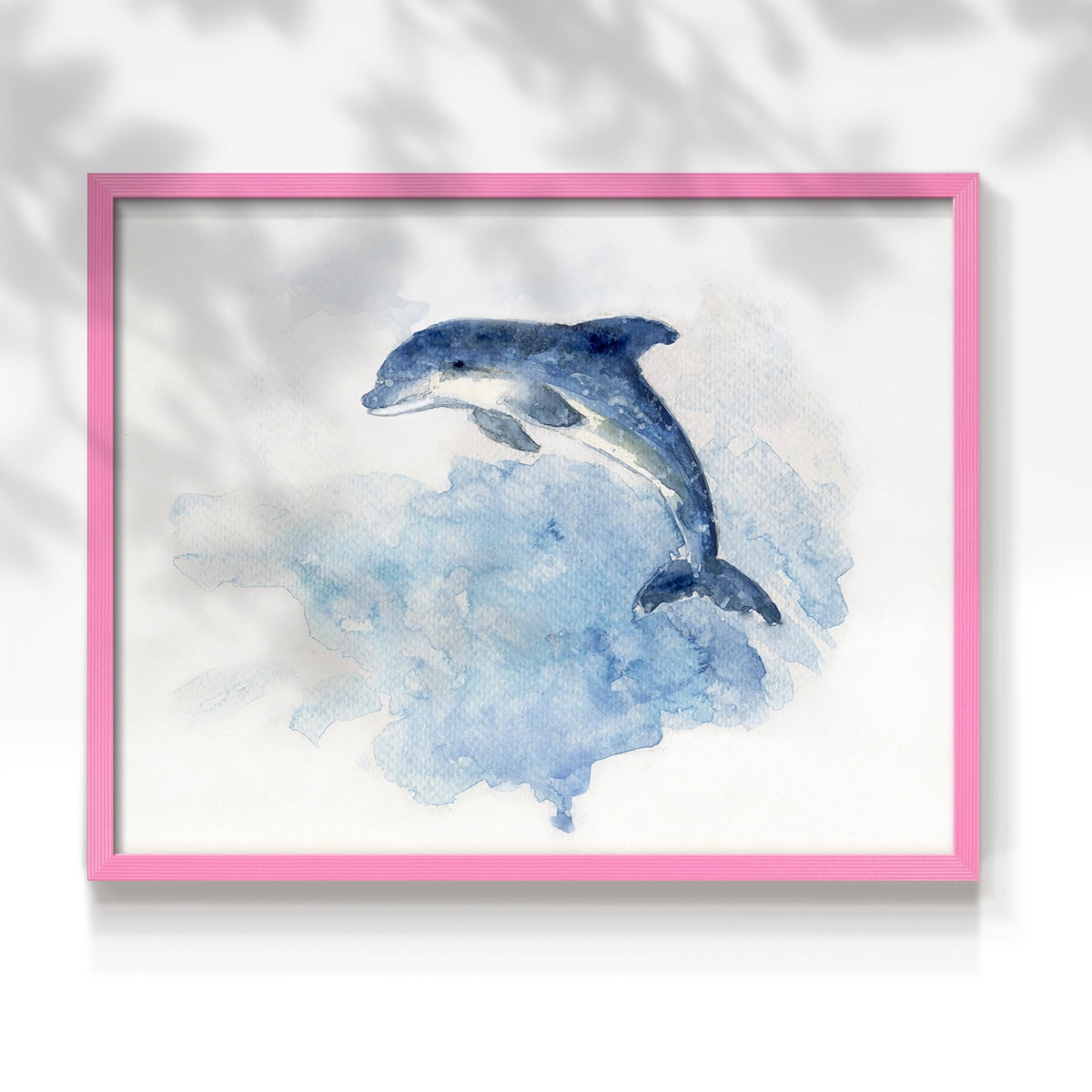 Wave Jumping by Sally Swatland - Restickable Framed Giclée Print