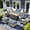 Denim Blue, variant on XIZZI 8 Pieces Outdoor Patio Furniture All Weather Rattan Conversation Set High Back Seating Set Modular Outside Sectional Sofa with Swivel Rocking Chairs for Porch,Beige