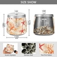 thumbnail image 2 of Yayeee Ashtray with Lid for Cigarette Smokeless Stainless Steel Home Ash Holder, Orange Starfish, 2 of 7
