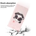 thumbnail image 4 of Case for Samsung Galaxy A02S Cover Magnetic 3D Pattern Wallet Flip Case With Strap - Cute panda, 4 of 5