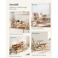 thumbnail image 3 of SONGMICS Organizador de cocina extensible 4 niveles madera ingeniería 2 piezas, 3 of 5