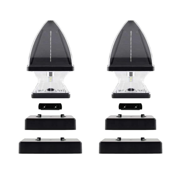 Gothic Solar Post Cap Light KIT - Black