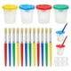 thumbnail image 1 of Kids Paint Brushes, 17Pcs Childrens Paint Brushes Set, Colorful Paint Brushes for Children Toddlers Beginners, Face, 1 of 5