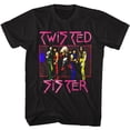 thumbnail image 1 of Twisted Sister Fence Photo Black Adult T-Shirt L, 1 of 2