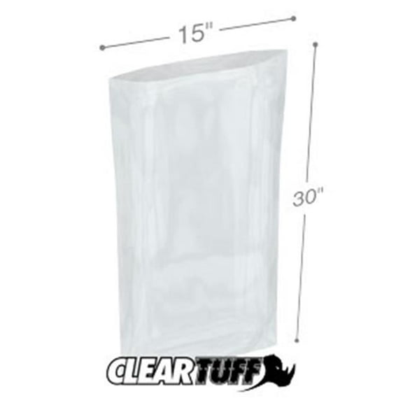International Plastics PB41530 15 x 30 in. Clear Poly Bags, 0.004 Gauge - Case of 250