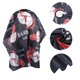 thumbnail image 3 of Capa de peluquería de patrón a rayas Unique Bargains 1 Pc para barbería 60.63"x55.12" Negro Rojo, 3 of 6