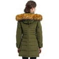 thumbnail image 3 of Orolay Women's Mid-Length Button and Zipper Closing Down Coat, 3 of 5