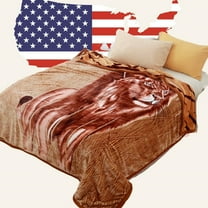 Blanket - Queen Size, Lint-Free Thick San Marcos Fleece, 75" x 90" - Big Winter & Blanket