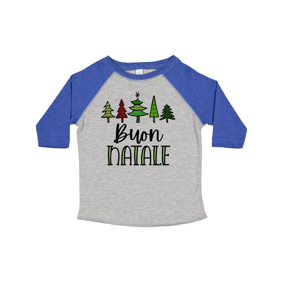Inktastic Buon Natale Festive Christmas Trees Boys or Girls Toddler T-Shirt