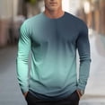 thumbnail image 1 of Blusas y camisas de manga larga con cuello redondo, moda casual para hombre, estampado deportivo, blusas de manga larga con cuello redondo, camisas para hombre, blusa de poliéster, 1 of 5