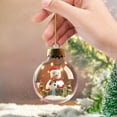 thumbnail image 4 of Llavero Para Coche Con Colgante Decorativo Acrílico De Papá Noel Y Motivos Invernales, 4 of 8