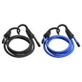 thumbnail image 4 of Toystoory Correa elástica de cuerda elástica con gancho de acero para sujetar de forma segura bicicleta o equipaje que sea resistente Almacenamiento y organización del hogar 1.5 metros negro, 4 of 6