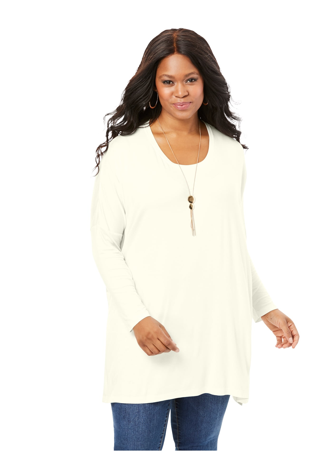 long shirt with side slits