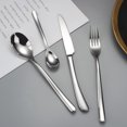 thumbnail image 5 of Cubiertos de acero inoxidable Serie French Moonlight Cuchillo Tenedor Cuchara Set Hotel Western Steak Cuchillo Tenedor Cuchara Regalo Set, 4pcs / set TUNC Sencillez, 5 of 5