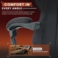 thumbnail image 6 of JONPONY Big and Tall 400LBS Gaming Chair with Foot Rest,Breathable Fabric for Home Office Desk, Ergonomic High Back Computer Chair with Headrest & Lumbar Support, Black, 6 of 9