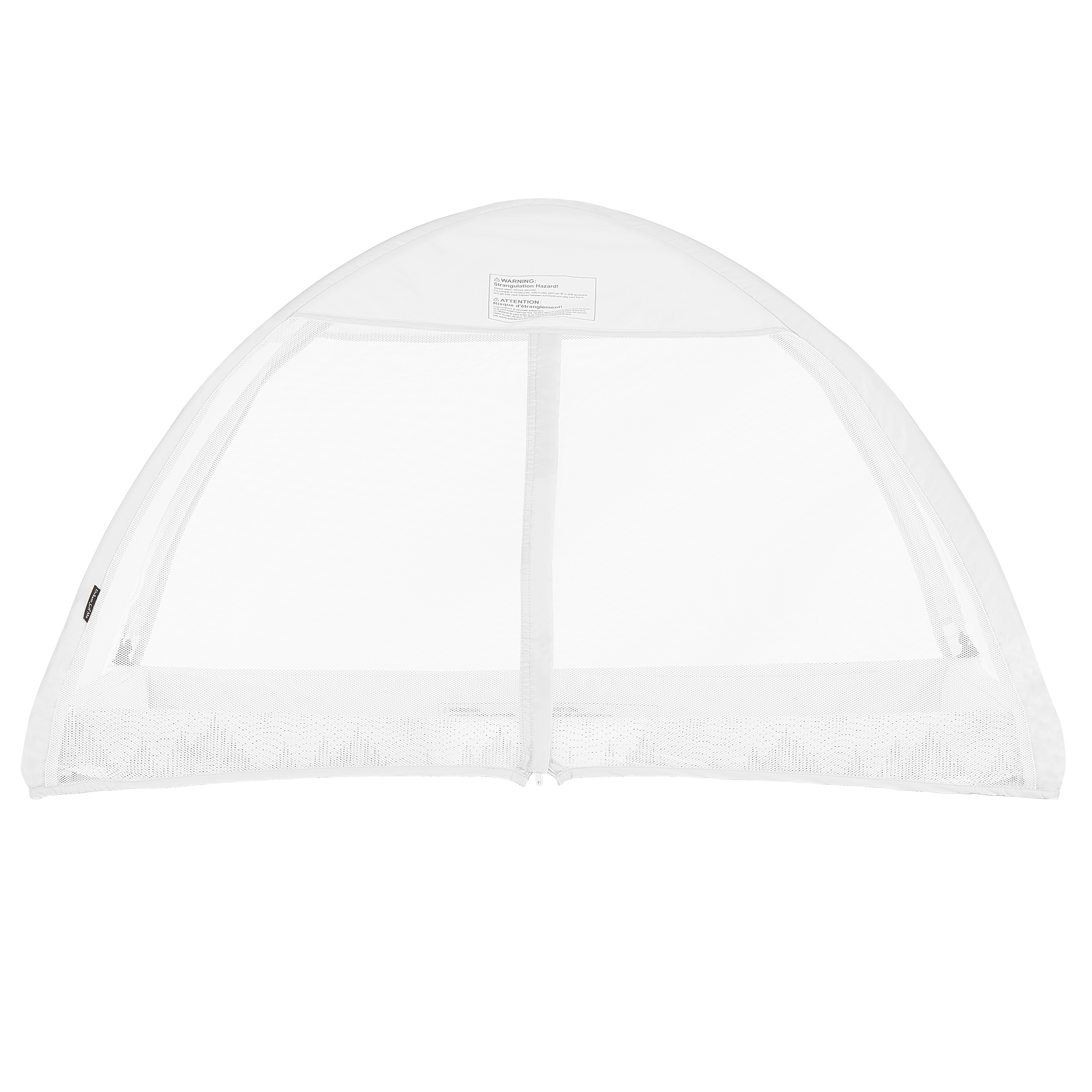 Dream on Me Canopy for Ziggy Playpen, Dove White, Unisex