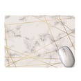 thumbnail image 2 of BAETEUY Mouse Pad Soft Rubber Non-slip Marble Stripe Block Desk Mouse Mat Wrist Rest for Office, 2 of 8