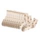 thumbnail image 5 of Calcetines de Algodón Fernando Transpirables 10 Pares Tobilleros Ligeros Beige, 5 of 8