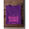 thumbnail image 3 of Live With Memories Heavy Metal T-Shirt Men -Image by Shutterstock, Male 5X-Large, 3 of 4