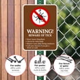 thumbnail image 4 of Warning Beware Of Ticks Wear Insect With Symbol Sign,, 4 of 8