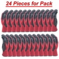 thumbnail image 2 of 24Pieces/12Pairs Professional Working Protective Gloves For Men Construction Women Garden Nylon Running Glove Obtained CE EN388., 2 of 10