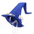 thumbnail image 4 of Sombrero de bruja de fieltro para fiesta de Halloween sombrero de bruja ajustable para fiesta (azul) Sywqhk Libre de BPA, 4 of 9