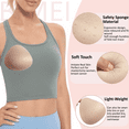 thumbnail image 2 of BIMEI Cotton Breast Forms Mastectomy Sponge Boobs Breathable Prosthesis Bra Insert Pads - #6, Beige, 2 of 7