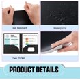 thumbnail image 3 of Tutuviw 6Pcs Black File Folders with Pockets and Business Card Slot Heavy Duty Plastic Folders Durable Folders with Pockets Office Filing Cabinet Folders Home, 3 of 7