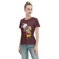 thumbnail image 4 of Women's Basic Short Sleeve T-Shirt Crayon Shin Chan, 4 of 6